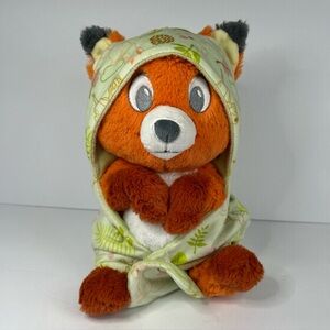 Disney parks baby in a blanket fox and the hound fox plush